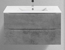 База Vincea VMC-2MC900S1BT Mia Slim под керамическую раковину, 90х40 см, подвесная, Beton (серый) купить недорого в интернет-магазине Керамос