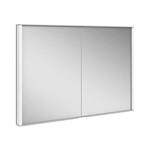 Зеркальный шкаф Keuco 12813171301 Royal Match, 70х100 см, серебристый анодированный купить недорого в интернет-магазине Керамос