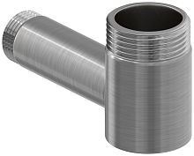 Уголок Сунержа 071-1506-0112 переходной н/ж G 1" нар.р. / G 1/2" нар.р. удл. L-60 мм, сатин