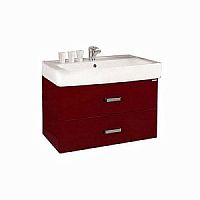 Тумба под раковину Акватон Америна 80 1A137701AM940 бордо темный, 76х46х44