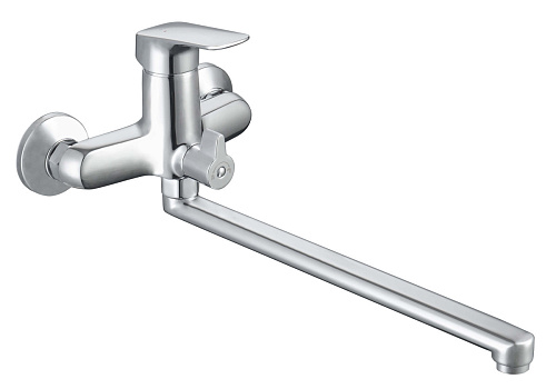 Смеситель Aquatek AQ1042CR Вега для ванны с длинным изливом, хром Смеситель Aquatek AQ1042CR Вега для ванны с длинным изливом, хром