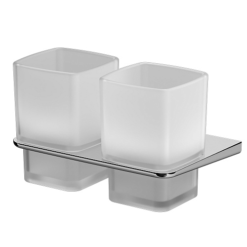 Стеклянный стакан AM.PM A50A343400 Inspire 2.0, двойной с настенным держателем, хром - купить в Санкт-Петербурге, цена на Стеклянный стакан AM.PM A50A343400 Inspire 2.0, двойной с настенным держателем, хром в интернет-магазине Керамос Стеклянный стакан AM.PM A50A343400 Inspire 2.0, двойной с настенным держателем, хром купить недорого в интернет-магазине Керамос