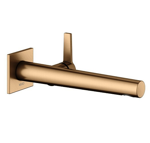 Смеситель Keuco 51116032302 Edition 11 для умывальника однорычажный, бронза шлифованная Смеситель Keuco 51116032302 Edition 11 для умывальника однорычажный, бронза шлифованная