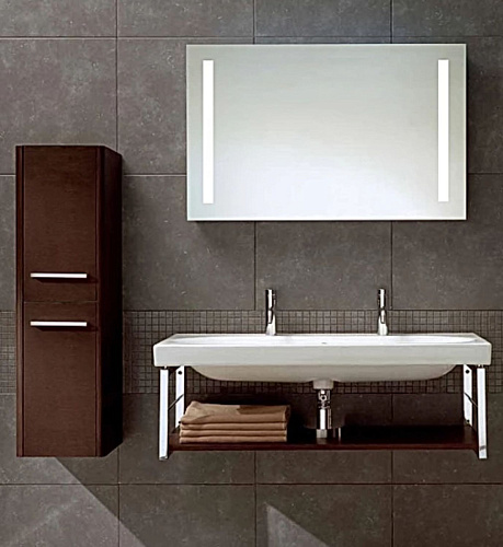 Зеркало настенное, с подсветкой Luminor LUMINOR Double 1200*700 купить недорого в интернет-магазине Керамос