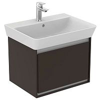 Тумба Ideal Standard E0846VY Connect Air для раковины 60х40 см, подвесная, Matt Dark Brown + Matt White (темно-коричневый матовый + белый матовый) Тумба Ideal Standard E0846VY Connect Air для раковины 60х40 см, подвесная, Matt Dark Brown + Matt White (темно-коричневый матовый + белый матовый)