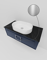 Тумба с раковиной La Fenice Cubo NFNC-01-CUB-BG-100-1-M-GB