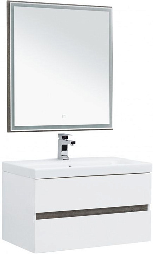 Комплект мебели Aquanet 00258969 Беркли для ванной комнаты, белый купить недорого в интернет-магазине Керамос