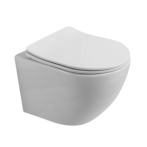 Унитаз подвесной, чаша BelBagno Uno BB7006CHR/SC Унитаз подвесной, чаша BelBagno Uno BB7006CHR/SC