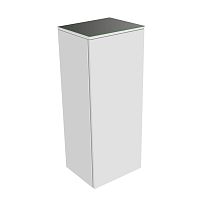 Шкаф-пенал Keuco 31720800001 Edition 400 средний 90х35 см, петли слева, белый глянцевый/стекло глянцевое антрацит