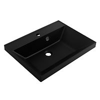 Раковина BelBagno BB600/450-LV-ART-AST-NERO Раковина BelBagno BB600/450-LV-ART-AST-NERO