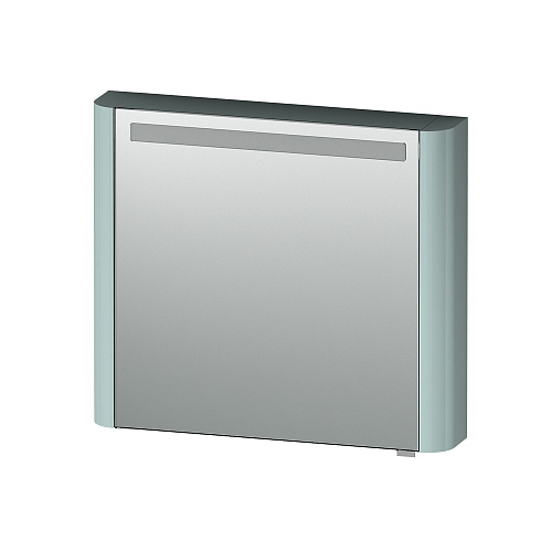 Зеркальный шкаф AM.PM M30MCL0801GG Sensation, левый, 80х70 см, с подсветкой, мятный глянец снят с производства