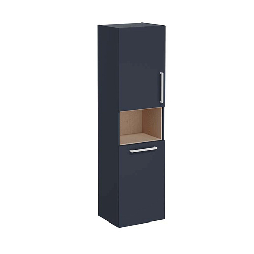 Шкаф-пенал Vitra 68008 Root подвесной 42х155 см, левосторонний, MDARKBLUE (матовый темно-синий)