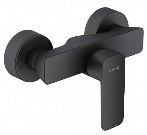 Смеситель Kludi 408413975 Pure&Style для душа, черный матовый