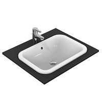 Раковина Ideal Standard E505901 Connect встраиваемая на столешницу 60х41 см, без отверстия под смеситель, Euro White (евробелый) Раковина Ideal Standard E505901 Connect встраиваемая на столешницу 60х41 см, без отверстия под смеситель, Euro White (евробелый)
