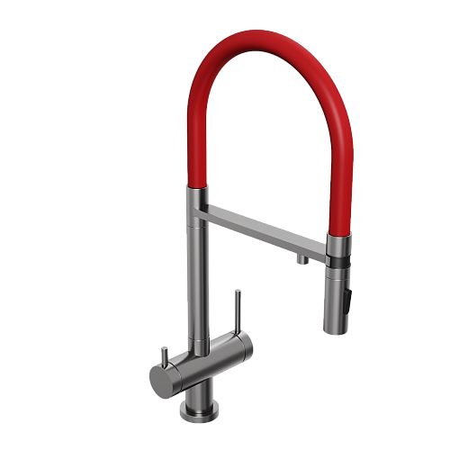 Смеситель для кухни с каналом для питьевой воды ABELSBERG Venta IXF73979GM Смеситель для кухни с каналом для питьевой воды ABELSBERG Venta IXF73979GM