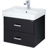 Тумба Акватон 1A1376K1AM950 Америна с раковиной, 70х48 см, черный