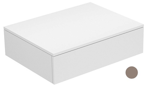 Тумба Keuco 31740730000 Edition 400 боковая 70х53.5 см, белый/стекло матовое трюфель купить недорого в интернет-магазине Керамос Тумба Keuco 31740730000 Edition 400 боковая 70х53.5 см, белый/стекло матовое трюфель купить недорого в интернет-магазине Керамос