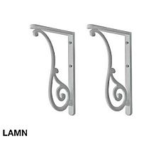 Кронштейны Simas LAMN bi Lante для высокого бачка LA06 (2 шт.), латунь, цвет белый