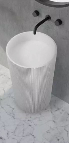 Раковина напольная выпуск в стену Abber AS2501-H купить недорого в интернет-магазине Керамос Раковина напольная выпуск в стену Abber AS2501-H купить недорого в интернет-магазине Керамос