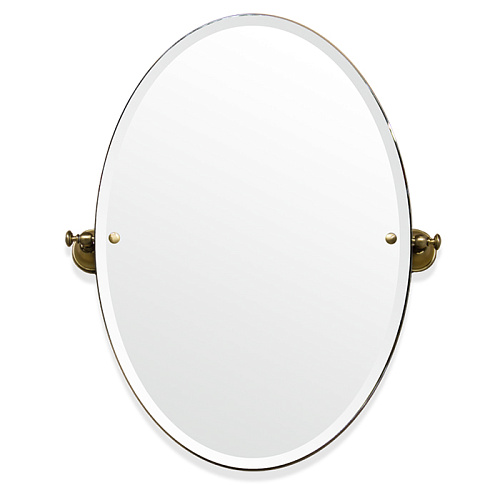 Вращающееся зеркало TW Harmony 021, овальное 56*8*h66, цвет держателя: бронза,TWHA021br купить недорого в интернет-магазине Керамос