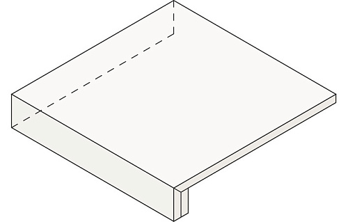 Ступень AtlasConcorde ETIC EticEbanoScalinoAngolareSX купить недорого в интернет-магазине Керамос