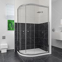 Душевой угол RGW CL-61 04096190-11 Classik ассиметричный 90х100х185 см, прозрачное стекло