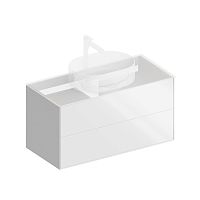 Тумба KERAMA MARAZZI PLAZA MODERN PLB.M.100.2\WHT.V Тумба KERAMA MARAZZI PLAZA MODERN PLB.M.100.2\WHT.V