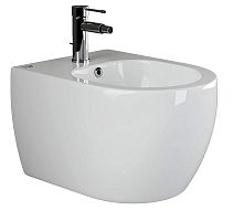 Биде Ceramica Nova CN3002 Play подвесное, донный клапан, 37х49 см, белое