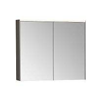 Зеркальный шкафчик Vitra 66912 Core, 100х70 см, с подсветкой, антрацит Зеркальный шкафчик Vitra 66912 Core, 100х70 см, с подсветкой, антрацит