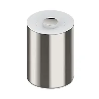 Ведро Keuco 04989010051 для мусора, хром finish (с эффектом полированной нержавеющей стали)/белый (RAL 9010)