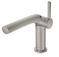 Смеситель Keuco 51504050102 Edition 400 для умывальника однорычажный, излив 12 см, никель шлифованный