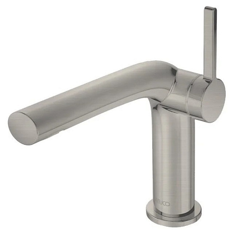 Смеситель Keuco 51504050102 Edition 400 для умывальника однорычажный, излив 12 см, никель шлифованный купить недорого в интернет-магазине Керамос