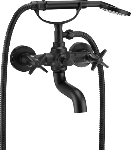 Смеситель Deante BQT_N11D Temisto для ванны и душа, Nero (черный) Смеситель Deante BQT_N11D Temisto для ванны и душа, Nero (черный)