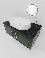 Тумба со столешницей La Fenice Cubo NFNC-01-CUB-G-80-2-GB