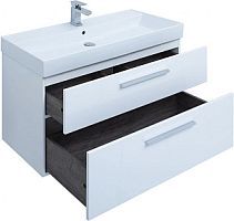 Тумба под раковину Aquanet 00249922 Nova напольная, 98х45 см, белая