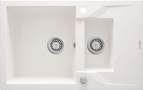 Мойка Deante ZQN_A513 Andante кухонная гранитная 78х49 см, алебастр