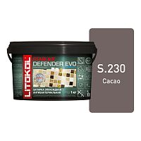 Эпоксидная затирка LITOKOL 05. Затирочные смеси на эпоксидной основе Starlike_EVO_S230(1кг)_Defender_CACAO