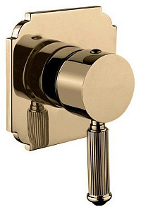 Смеситель Cezares OLIMP-VDIM-02-L для душа с переключателем, встраиваемый однорычажный, бронза