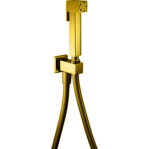 Гигиенический душ Cisal CU00791024  Shower со шлангом 120 см,вывод с держателем, цвет золото снят с производства