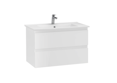 Тумба с раковиной Creavit Alinda AD0080.10.PB +SU080 Тумба с раковиной Creavit Alinda AD0080.10.PB +SU080