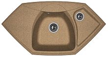 Мойка для кухни Florentina 20.150.D0980.105 Сардиния 98х51 см, с крылом, коричневая