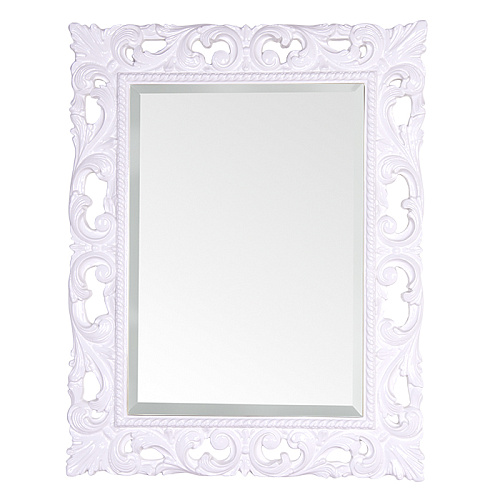 Зеркало TW в раме 75х95 см, цвет рамы белый глянцевый,TW03427bi lucido купить недорого в интернет-магазине Керамос