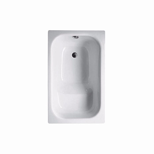 Ванна Bette 1050-000 PLUS BASIC со ступенькой-сиденьем c покрытием GLASUR PLUS цвет белый, 105х65х42 снят с производства