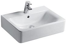 Раковина Ideal Standard E794501 Connect подвесная 60х46 см, с 1-м отверстием под смеситель, Euro White (евробелый) Раковина Ideal Standard E794501 Connect подвесная 60х46 см, с 1-м отверстием под смеситель, Euro White (евробелый)