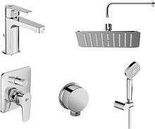 Душевой комплект Ideal Standard BD002XC Esla Set 6 в 1 (BC224AA + A6947AA + B0387MY + B9445AA + B2619AA + B9448AA), Mixed Colours Душевой комплект Ideal Standard BD002XC Esla Set 6 в 1 (BC224AA + A6947AA + B0387MY + B9445AA + B2619AA + B9448AA), Mixed Colours