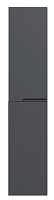 Колонна Jacob Delafon EB1892LRU-442 Nona 147х34 см, шарниры слева, глянцевый серый антрацит