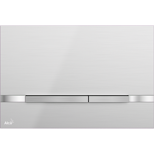 Кнопки смыва AlcaPlast FLAT INOX STRIPE мат,глянец