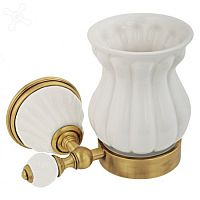 Стакан для зубных щеток настенный Migliore  ML.OLV-60.602.Bi.br