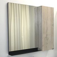 Зеркальный шкаф Comforty 00-00001951 Бонн 80х80 см, дуб дымчатый