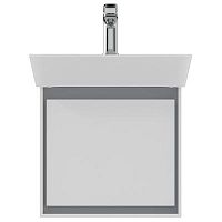 Тумба Ideal Standard E0842KN Connect Air для раковины 50х40 см, подвесная, Glossy White + Matt Light Grey (белый глянцевый + светло-серый матовый) Тумба Ideal Standard E0842KN Connect Air для раковины 50х40 см, подвесная, Glossy White + Matt Light Grey (белый глянцевый + светло-серый матовый)